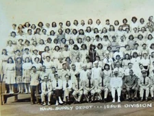 World War 2 Naval Supply Depot Issue Ladies Division 1943 Photograph TYPE 1