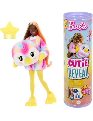 FREE SHIPPING Barbie Cutie Reveal Doll with Pet - Colorful Transformation Fun