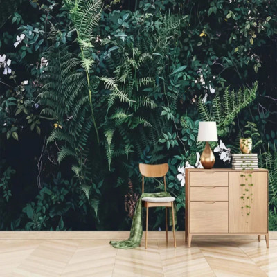 3D Wallpaper Modern Green Plant Leaf Photo Wall Murals Home Decor Wallpaper 3D