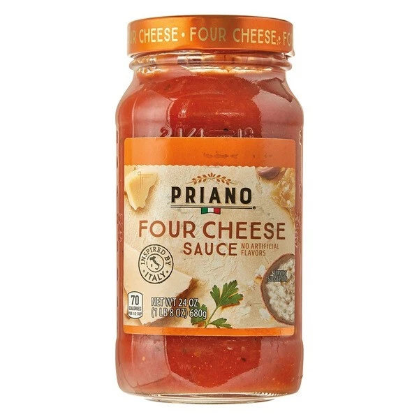 Four cheese on sale pasta sauce