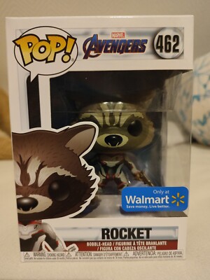 FUNKO POP ROCKET #462 Marvel AVENGERS Endgame Walmart Exclusive  Bobble-Head