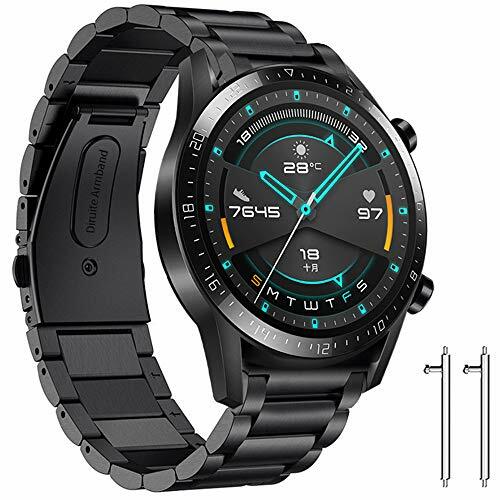 Diruite per Huawei Watch GT 2 (46 mm)/GT 2e/GT, 22 mm galvanizzata, (g7o)