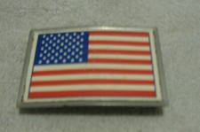 American Flag Belt Buckle