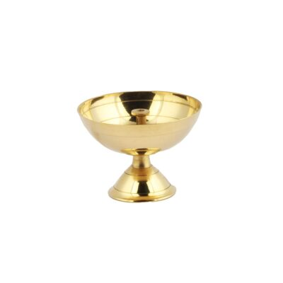 Shubhkart Nitya Pyali Diya (Größe 4) -74g | Hochwertige Öllampe für tägliche ...