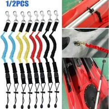 1/2X Kayak Paddle Fishing Leash Rope Rod Leash Safety Lanyard Boat Accessories