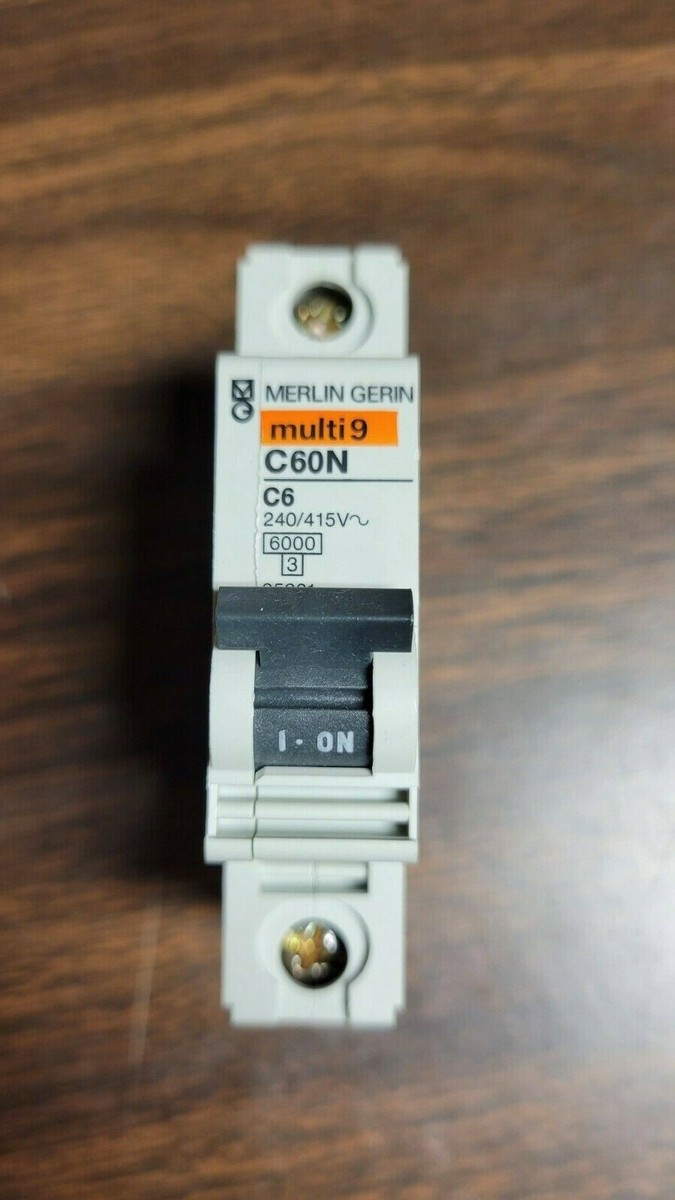 Merlin Gerin Multi 9 C60N C6 240/415V ~ 25801 Circuit Breaker | eBay