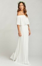 NWT Show Me Your MuMu Hacienda Ivory Maxi Dress Medium
