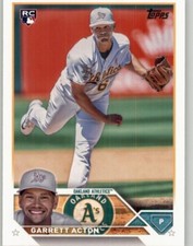 2023 Topps Update Garrett Acton Rookie #US192 RC Oakland Athletics