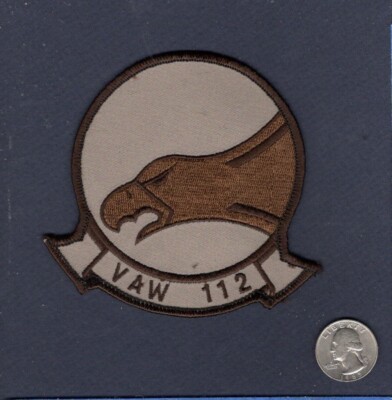 VAW-112 GOLDEN EAGLES Grumman E-2 E-2C HAWKEYE US NAVY Desert Squadron Patch