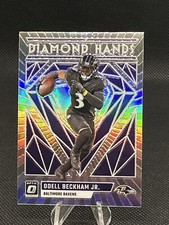 2023 Donruss Optic Football Silver Prizm Diamond Hands Odell Beckham Jr. #DH-OBJ