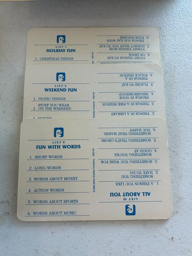 Scattergories Junior Vintage 1989 Kids Game Milton Bradley 4021 Appears Complete - Picture 16 of 18