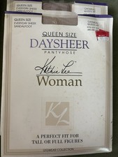 Kathie Lee Woman Daysheer Pantyhose Plus Size Oatmeal 4X Lot Of 2 Pair Vintage