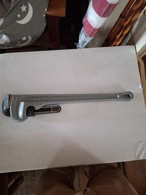 New Ridgid 24''  Aluminum Pipe Wrench Made In USA
