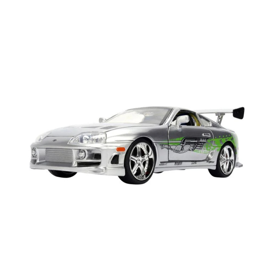 1:24 Brian's Toyota Supra A80 - Silver Finish - JADA Fast