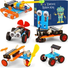 STEM Science Kits for Kids 5-7 8-12, Robotics Robot Building Car Kit STEM Toys f