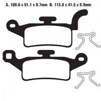 Bremsbelag BremsbeläGe Ebc SFA492 Vorne FüR Yamaha Hw 125 Xenter Bj. 2012-2016