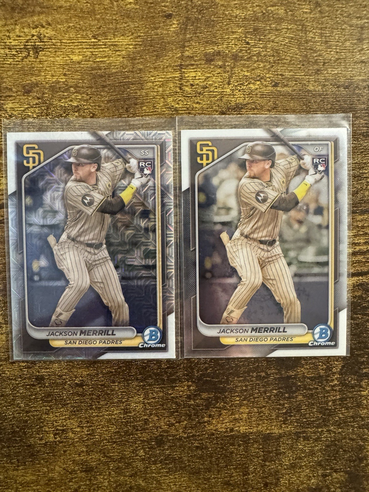 2024 Bowman Chrome - Jackson Merrill #27 Mojo Refractor (RC) San Diego Padres
