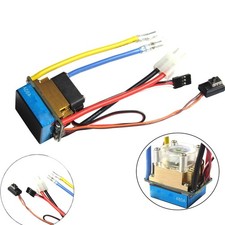 480A Brushed ESC 3-Modes Speed Controller 2-4S for 1/10 RC Buggy Truck Car UK