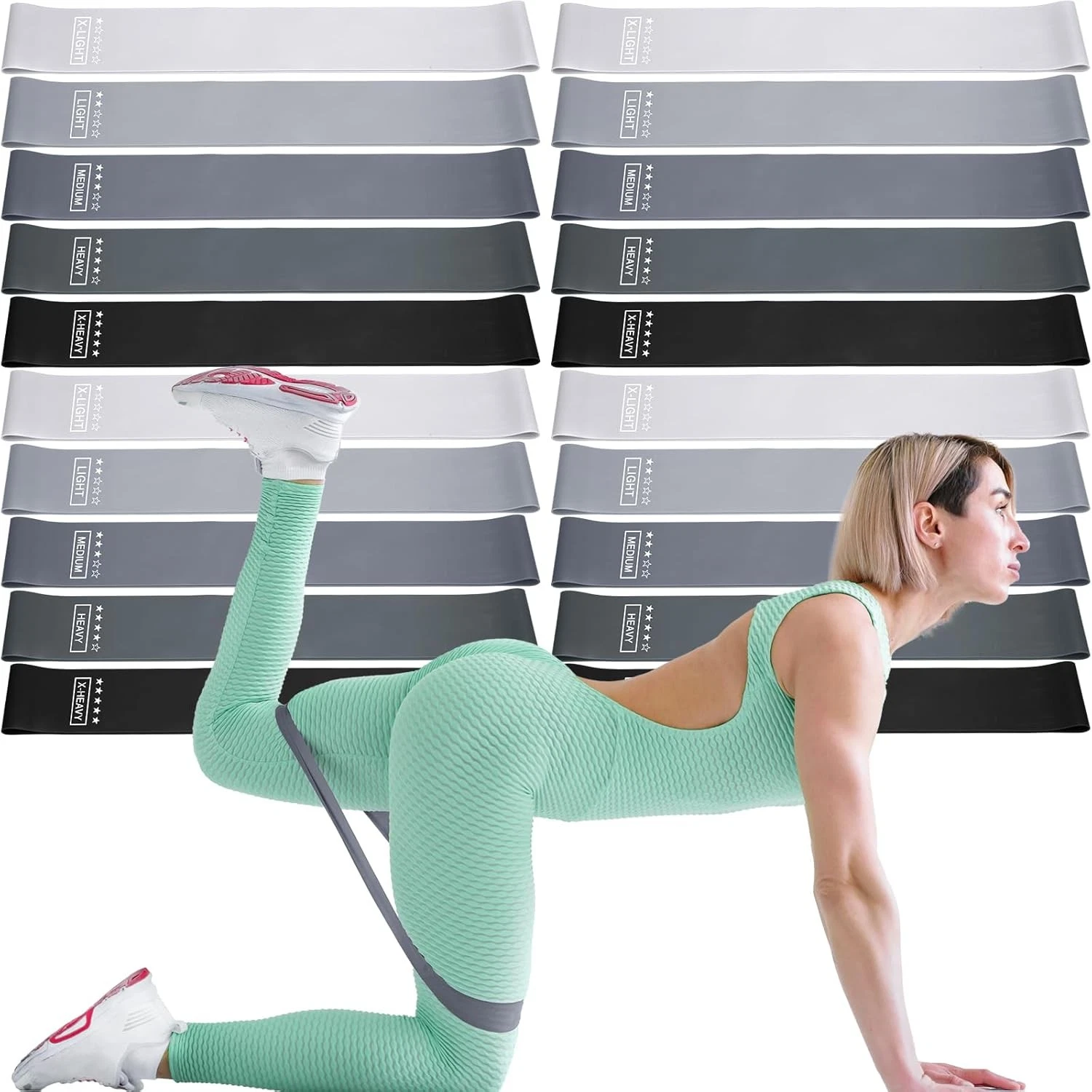 Loop Resistance Bands 5 Levels Leg Strength Training
