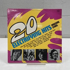 RETRO LP MUSIC VINYL RECORD DJ Album Cafe 60s 70s 20 Electrifying Hits