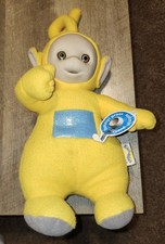 Vintage 1998 Teletubbies 12" Laa-Laa Plush Doll By Playskool WORKING