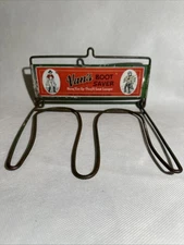 Vtg Van's Boot Saver Advertising Green Folding Boot Holder Rack Minneapolis MN