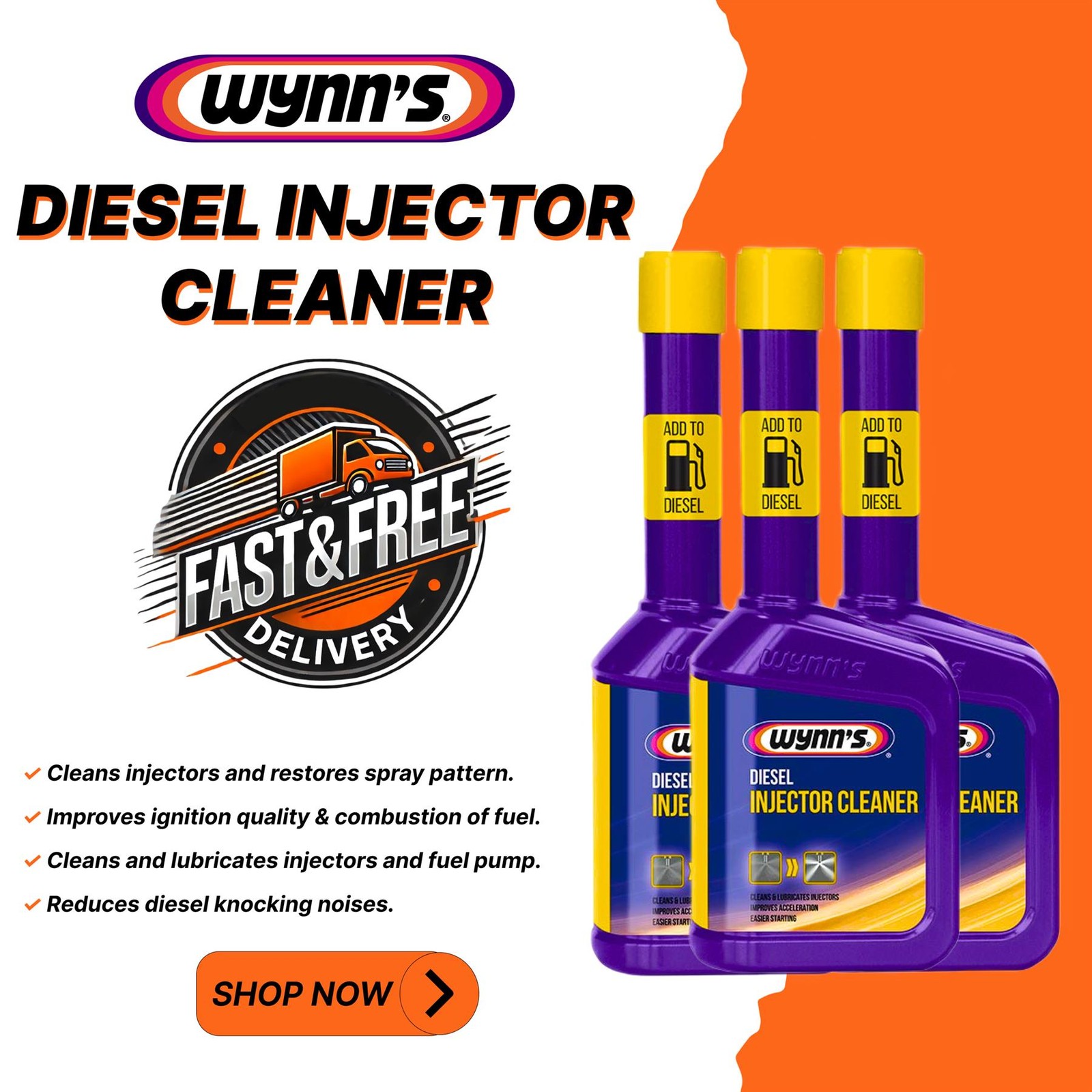 Wynn's Injector Cleaner for Diesel Engines - 325ml WY51668 - Image 23