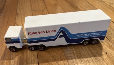 Ralstoy 26 Ralston Atlas Van Lines Moving Truck Made in USA  Toy Collectible