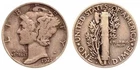 mercury dime 1921d f vf rare date