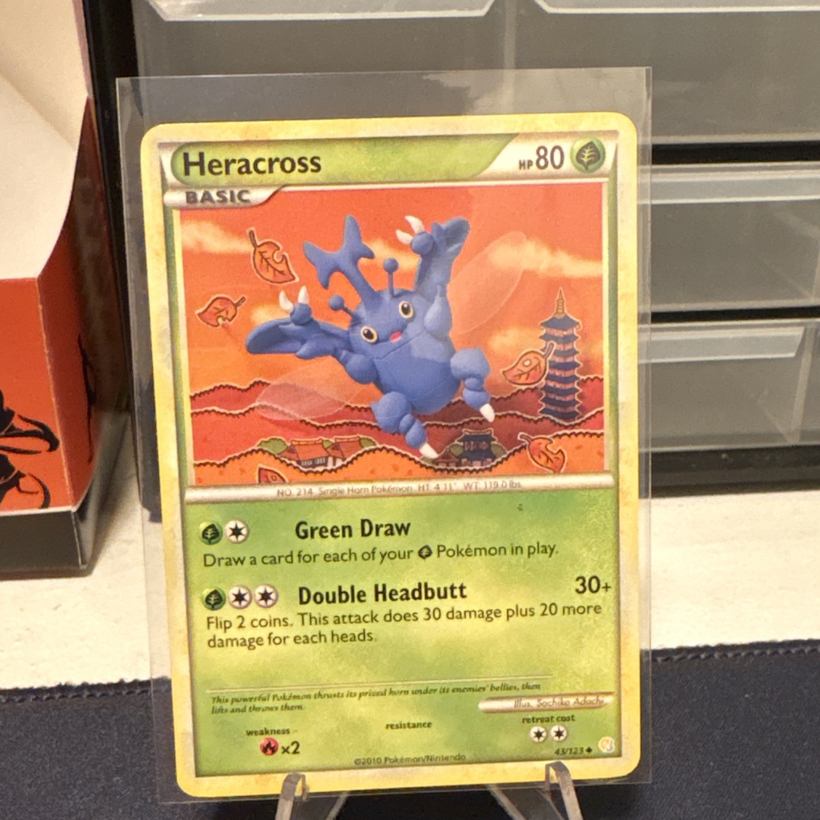 Heracross 43/123 Heartgold & Soulsilver Regular LP-MP
