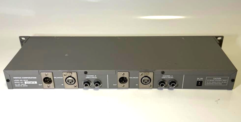 公式ショップ】 Vestax 激レア EQUALIZER GRAPHIC DGE-X2 Vestax DGE