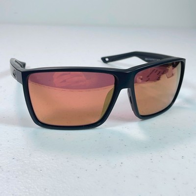 NEW Costa Del Mar RINCON II Polarized Sunglasses Matte Black / Gold Mirror Glass