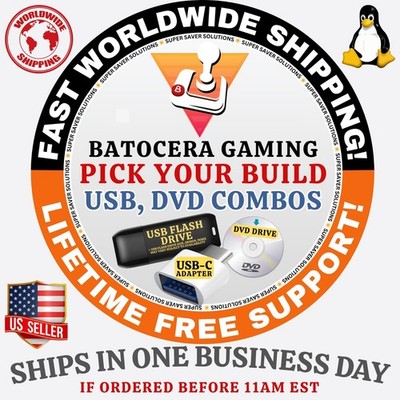 BATOCERA LINUX GAMING DISTRIBUTION OS | LATEST ISO | Desktop, Laptop, Intel, NUC