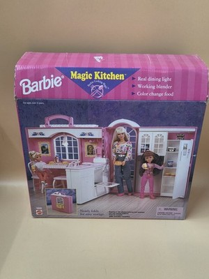 1998 Mattel Barbie Magic Kitchen Playset Light Up #18900 NRFB