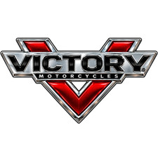 2 Victory Motorcycles Logo 3d Candy Apple Chrome Sticker Vinyl Decal