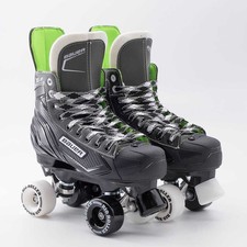 Bauer X-LS Quad Roller Skates XLS - Mixed Rio Coaster Wheels