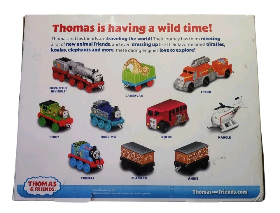 Thomas The Train and Friends Sodor Safari Animal Friends Play Set - 10 cars- NEW - Image 2 of 2