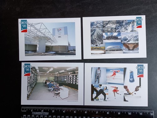 8 ORTO 1998 Nagano Winter Olympics Postcards Japan - Picture 3 of 6