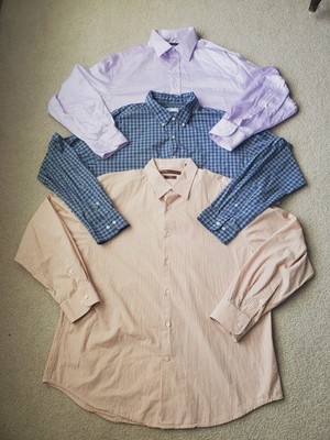 Lot Of 3 Men's XXL Long Sleeve Button Down Dress Shirts Fasso Elba Perry Ellis | eBay Lot Of 3 Men's XXL Long Sleeve Button Down Dress Shirts Fasso Elba Perry Ellis | eBay