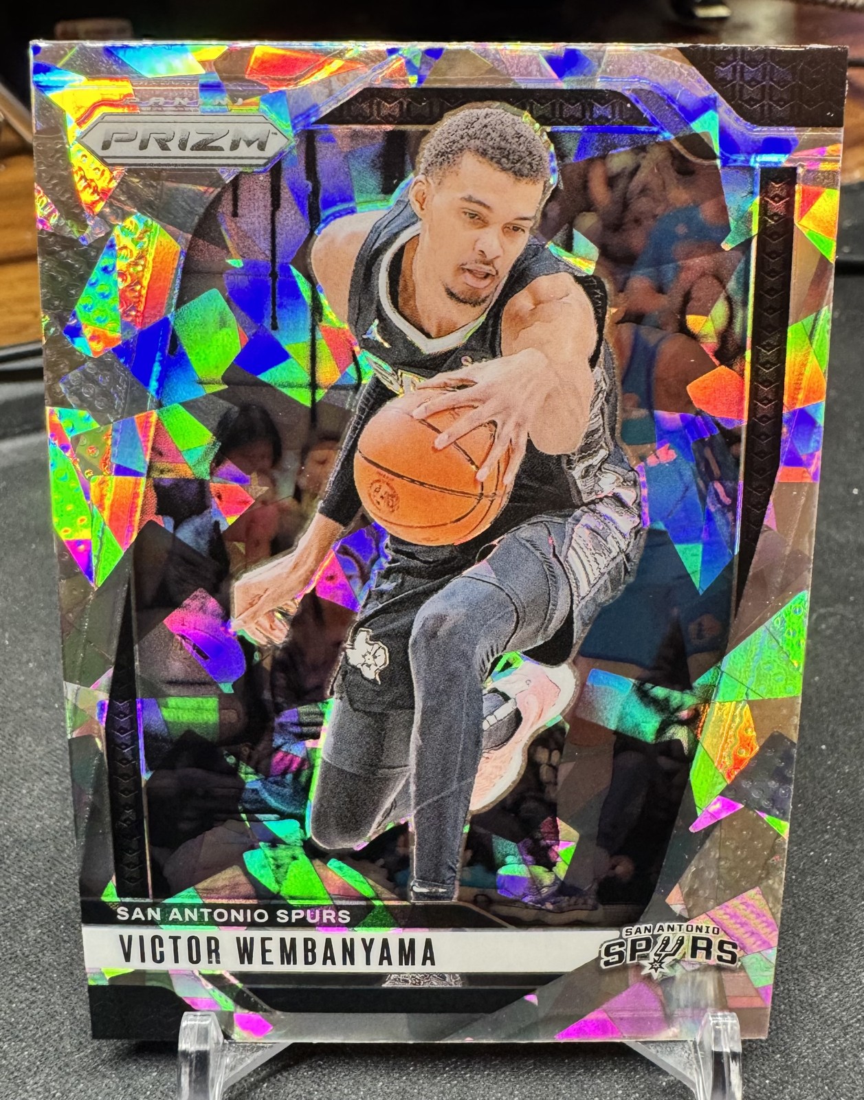Victor Wembanyama 2024-25 Panini Prizm #172 Ice Prizm San Antonio Spurs