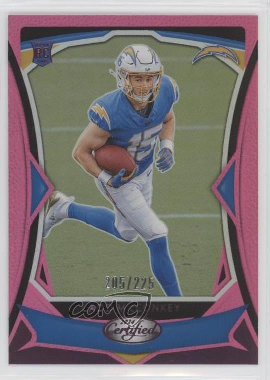 2024 Certified Rookies Pink Mirror 205/225 Ladd McConkey #125 0xi8