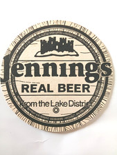 Vintage   JENNINGS - Real Beer From The Lakes ... Cat No'13 Beer mat Coaster