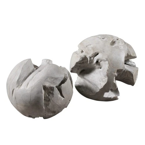 Ermanno - 16 inch Decorative Ball (Set of 2) Accessories Uttermost 20107 - Picture 1 of 7