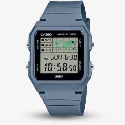Casio Unisex Digitaluhr mit LED Zifferblatt und blauem Armband LF-30W-2AEF