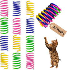 AGYM 30-Pack Interactive Cat Spring Toys for Indoor Play and Exercise