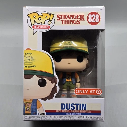 Dustin #828 ~ Funko Pop Television Stranger Things Target Exclusive in Protector