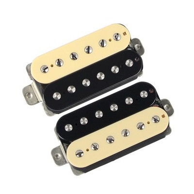 FLEOR Alnico 2 Humbucker Electric Guitar Pickup Neck 7-8K+Bridge 8-9K Set Zebra