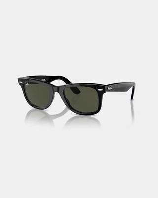 Ray-Ban Wayfarer RB2140 901 50-22 Sonnenbrille - Schwarz/Grün