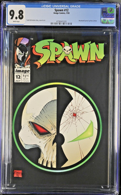 Spawn #12 1993 Image Comics Todd McFarlane - Bloodwolf poster CGC 9.8 4726041020