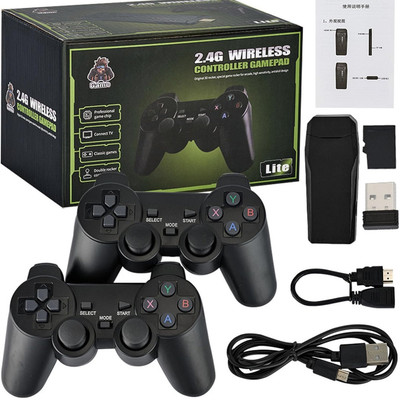 2.4G Wireless Controller Gamepad 64G 20000+ Games 4K  Game Stick Gaming  Console